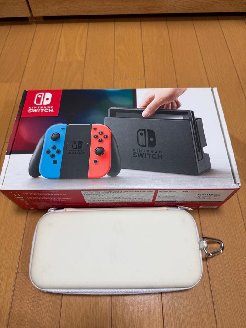 Nintendo Switch 初期型青/赤 本体 キャリングケース付き
