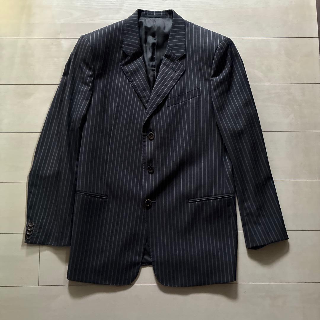 ARMANI ダークブラックストライプスーツ