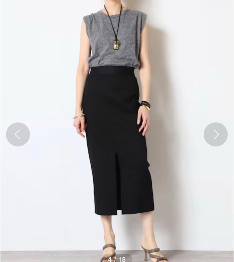 Deuxieme classe stretch twill タイト スカート