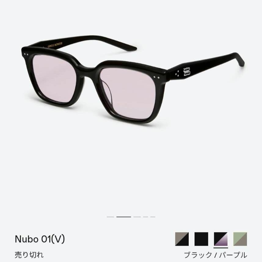 GENTLE MONSTER NUBO ブラックサングラス