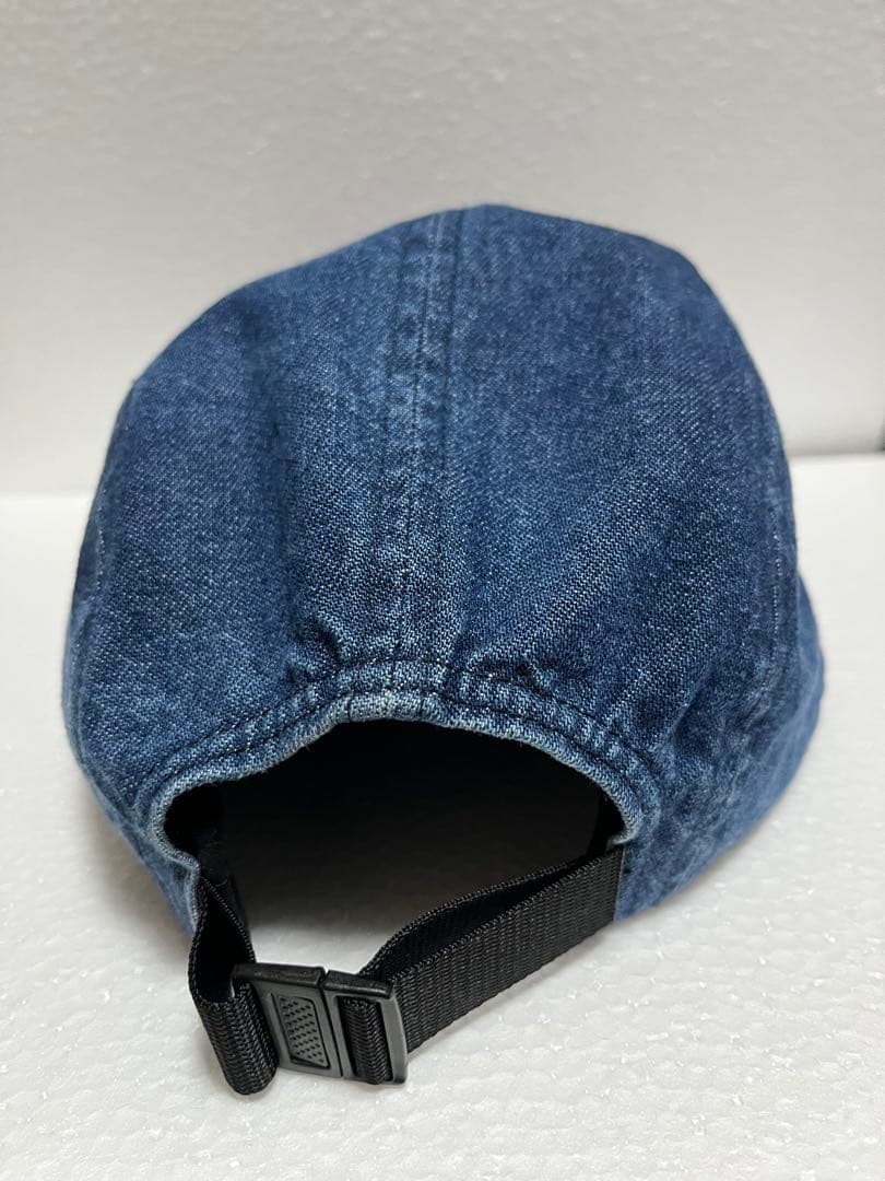 SUPREME Denim Logo Camp Cap インディゴ