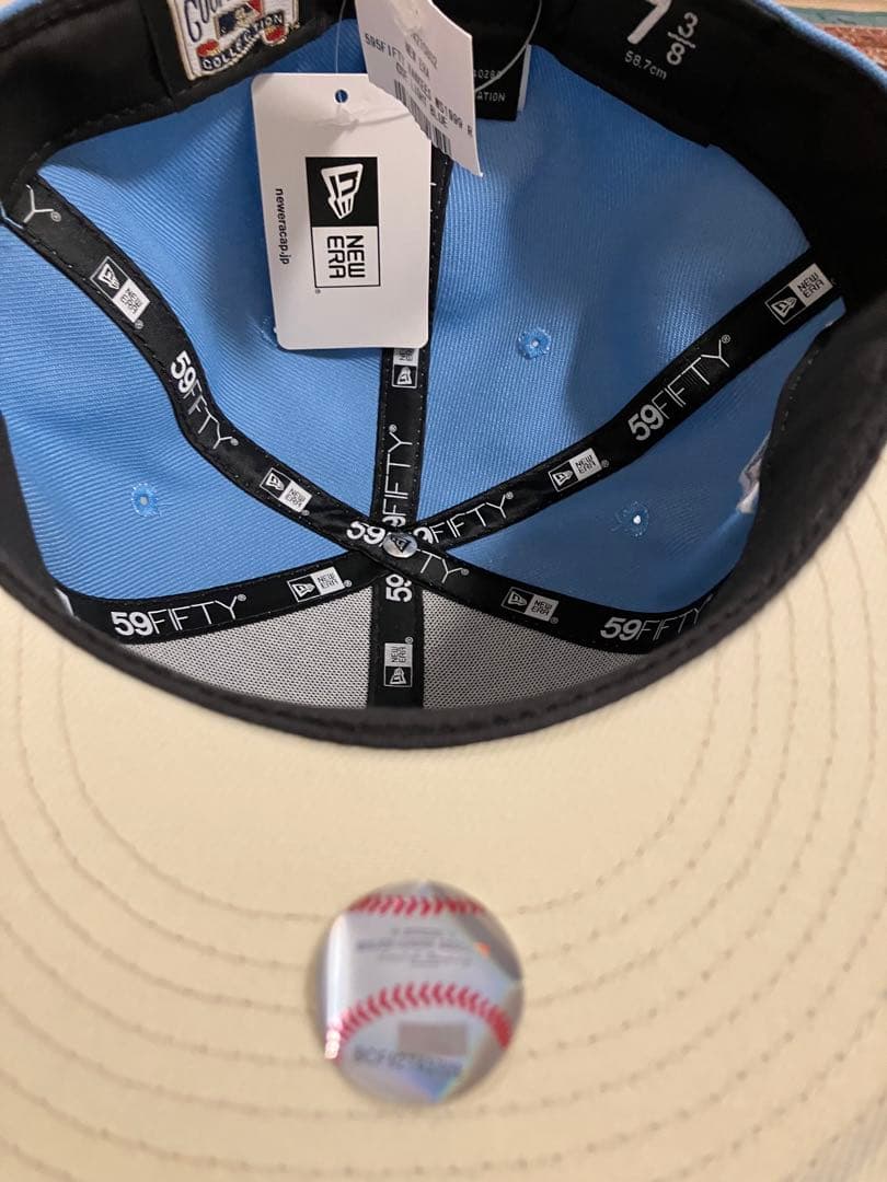 ノースカロライナ　NEW ERA キャップ　朝岡　59FIFTY ヤンキース