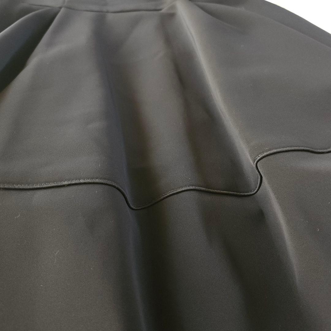 美品 FOXEY NEW YORK洗える バルーンフレアーワンピース 濃紺 38