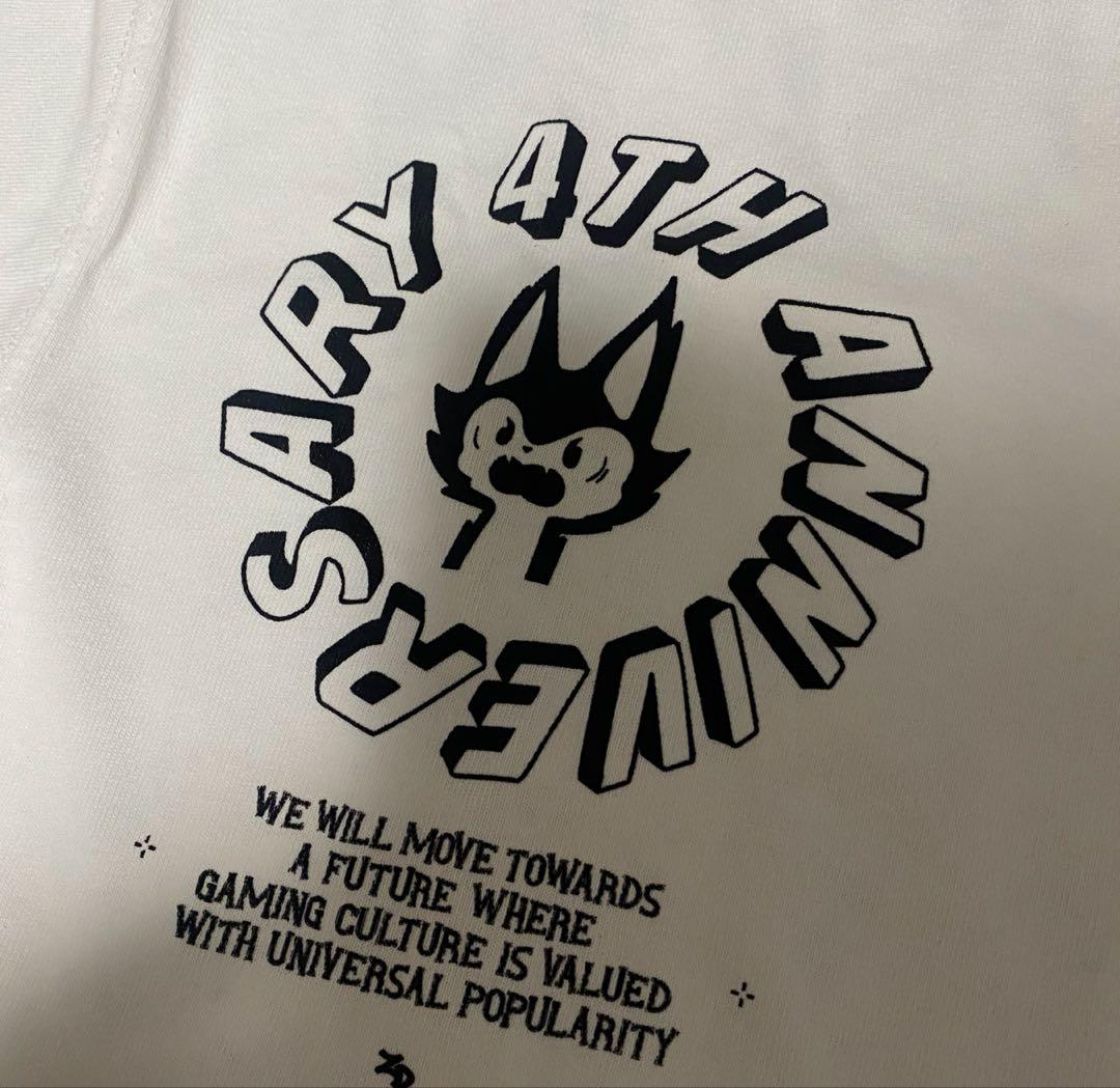 ZETA DIVISION Tシャツ Mサイズ ホワイト 4周年記念