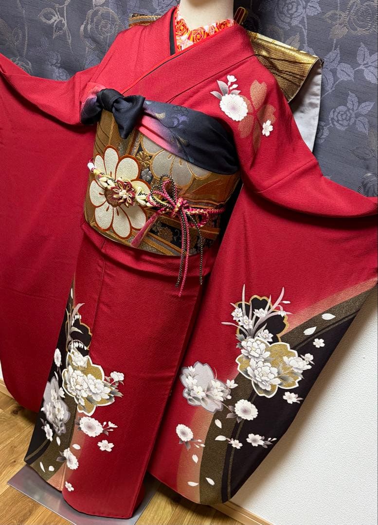 振袖フルセット★金駒刺繍