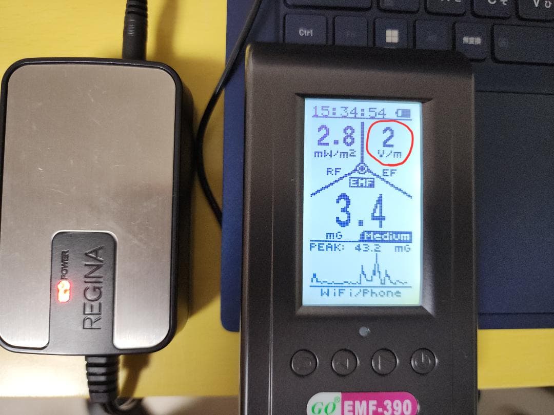 電磁波測定器　GQ EMF-390