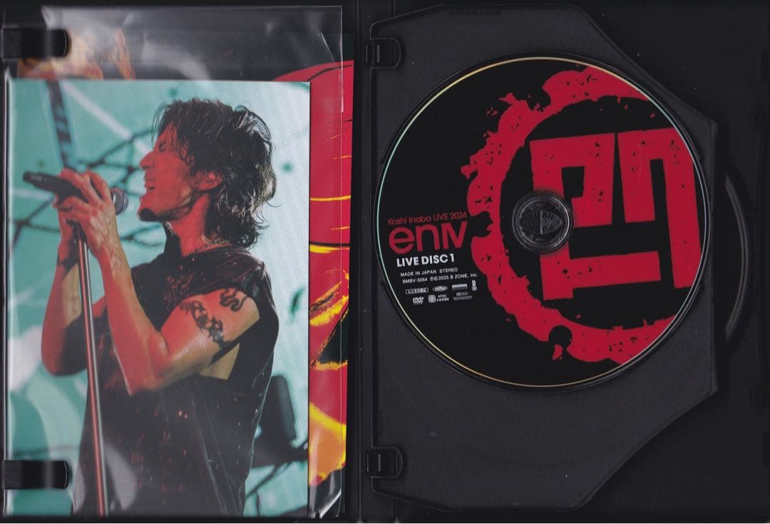 稲葉浩志 Koshi Inaba LIVE 2024 enV 3DVD