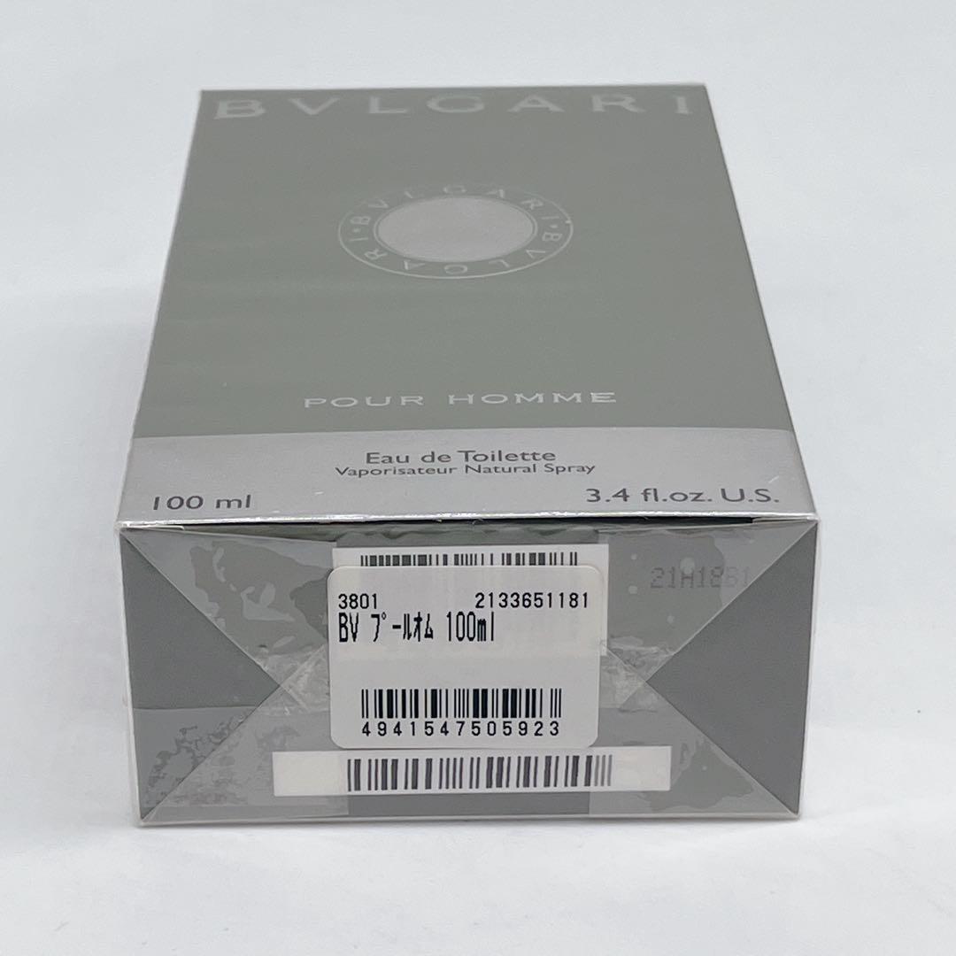 新品未開封 BVLGARI ブルガリ プールオム オードトワレ 100ml