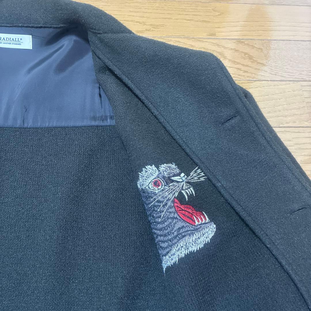 ★極美品★RADIALLE 刺繍虎スーベニアジャケットブラックLサイズ 完売品