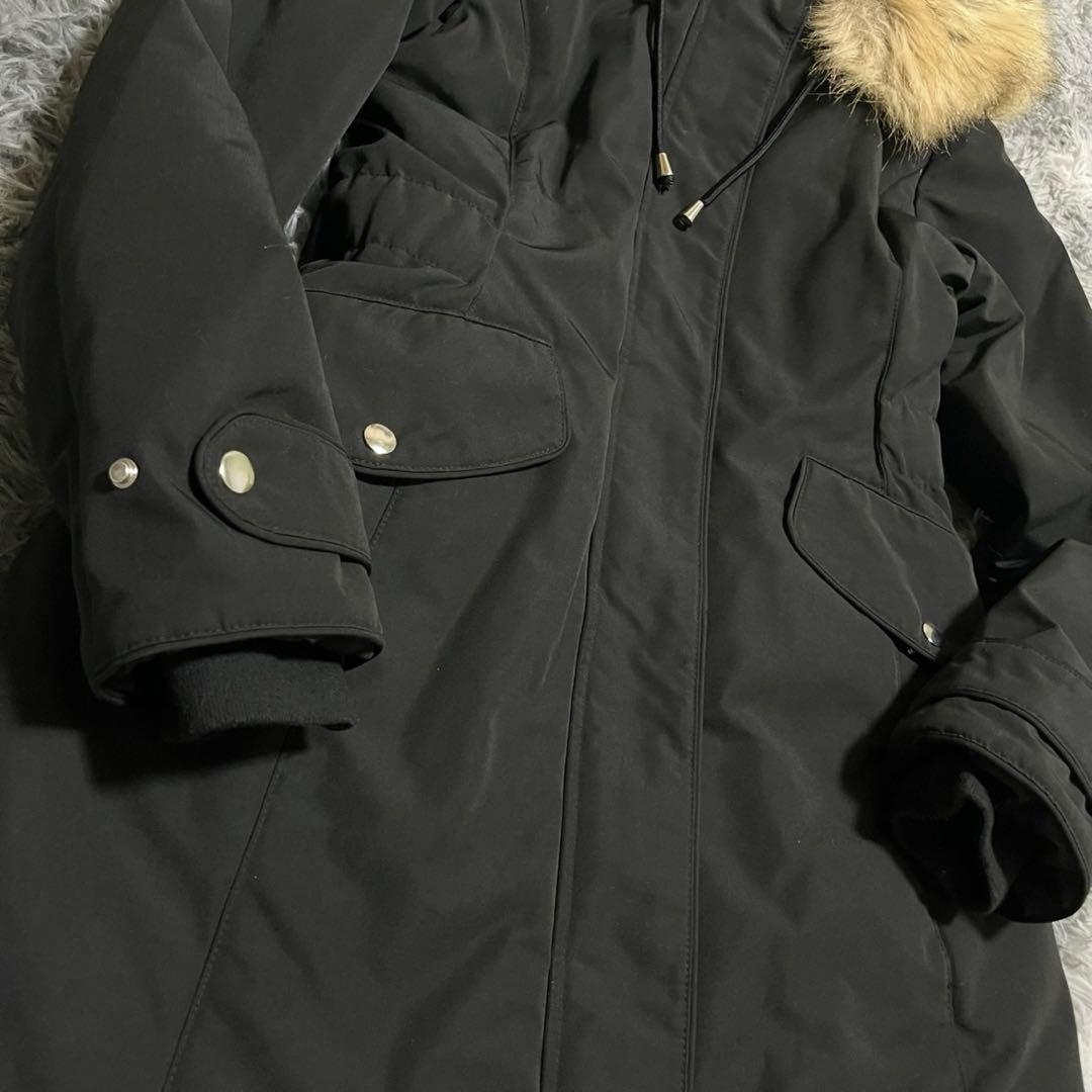 美品❗️極暖ファー付き❗️【ZARA】ウィンターパーカー モッズコート 中綿