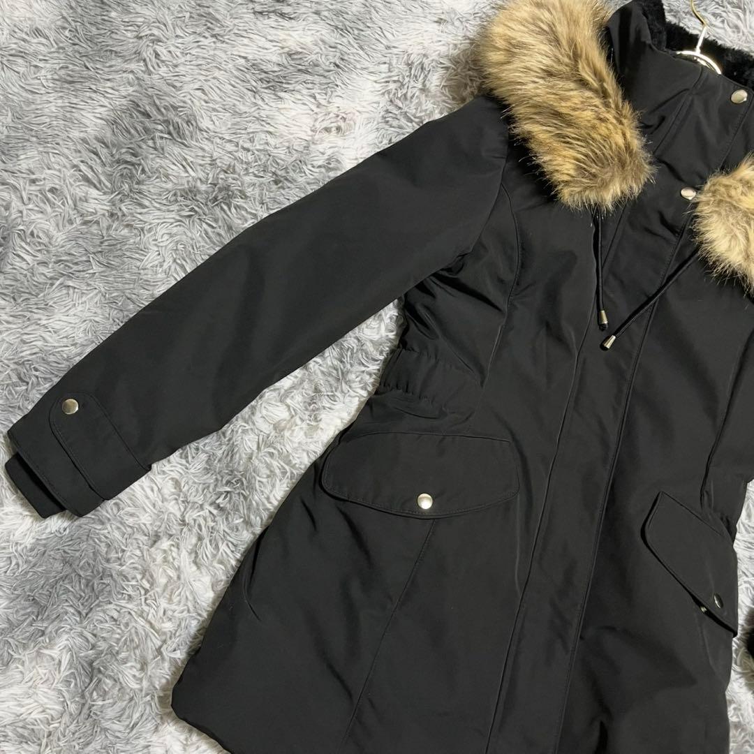 美品❗️極暖ファー付き❗️【ZARA】ウィンターパーカー モッズコート 中綿