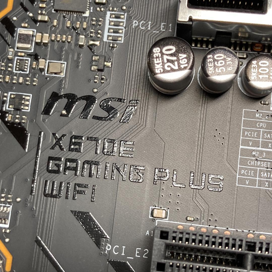 元*ー様 「極美品」MSI X670E GAMING PLUS WIFI マザー