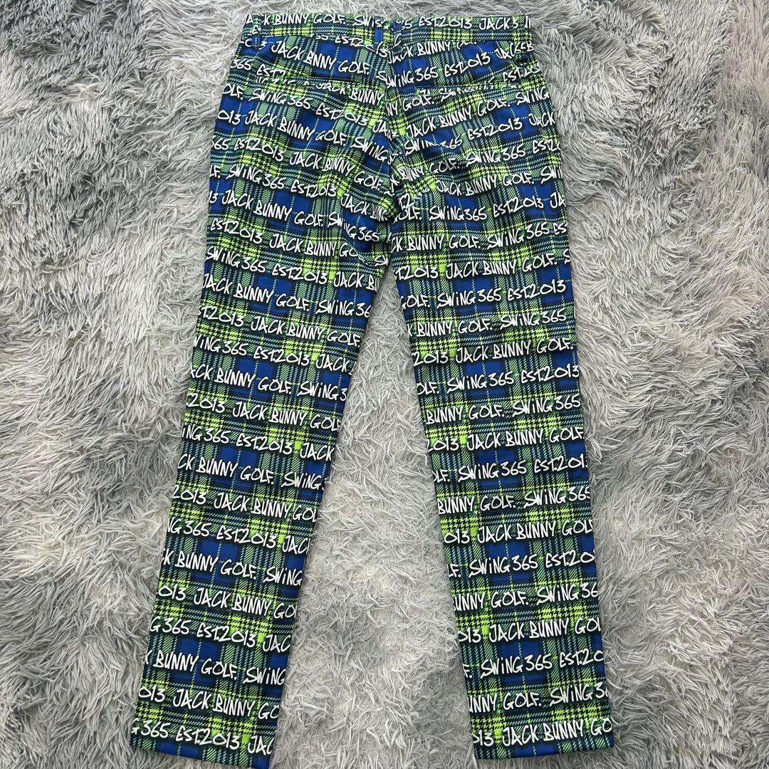 新品　ジャックバニー　パンツ　ストレッチ　裏起毛　秋冬　チェック柄　サイズ4