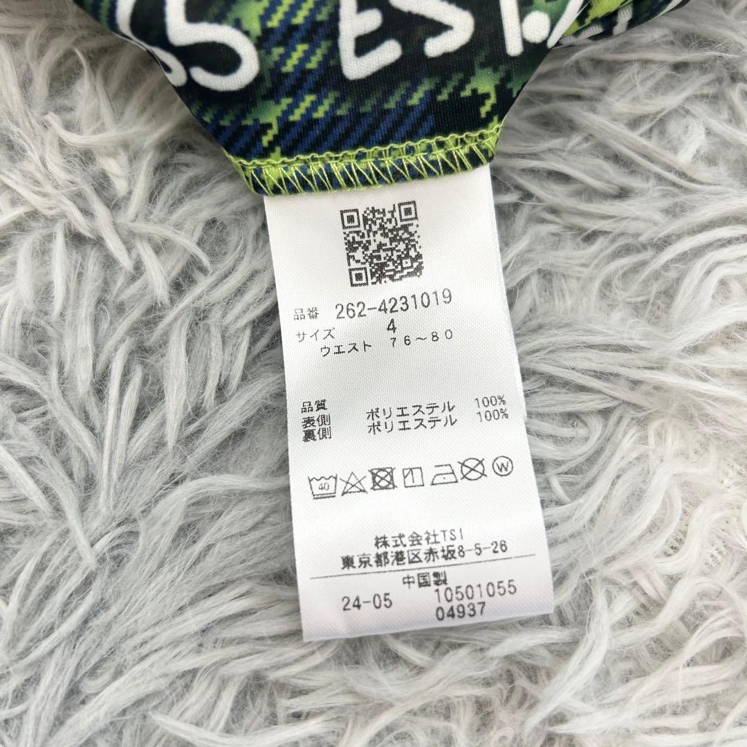 新品　ジャックバニー　パンツ　ストレッチ　裏起毛　秋冬　チェック柄　サイズ4