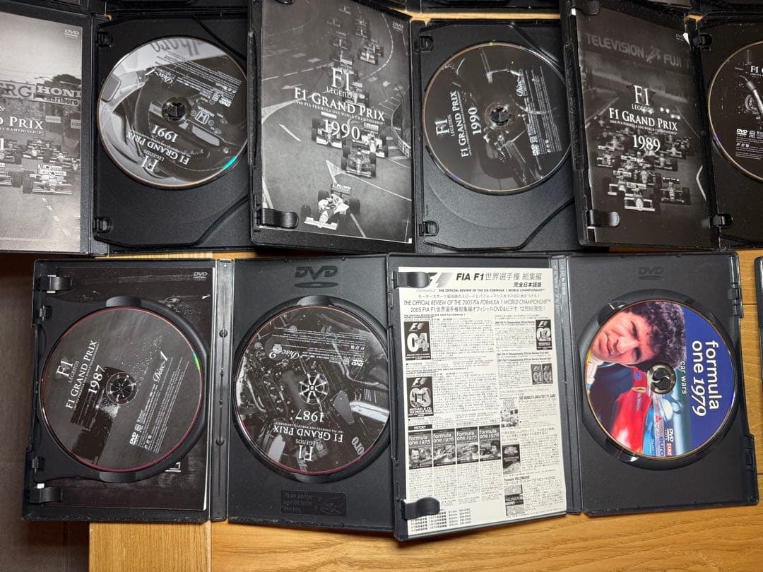 F1 LEGENDS 1987～1995 フル9本＋formula one２本