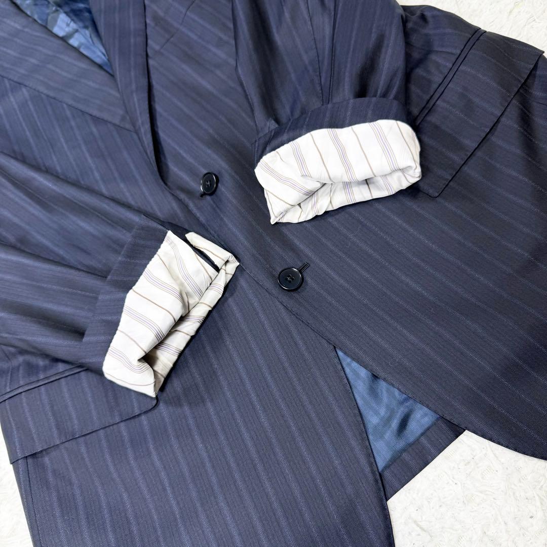 【最高級】エルメネジルドゼニア トロフェオシルク ジャケット 54R 濃紺