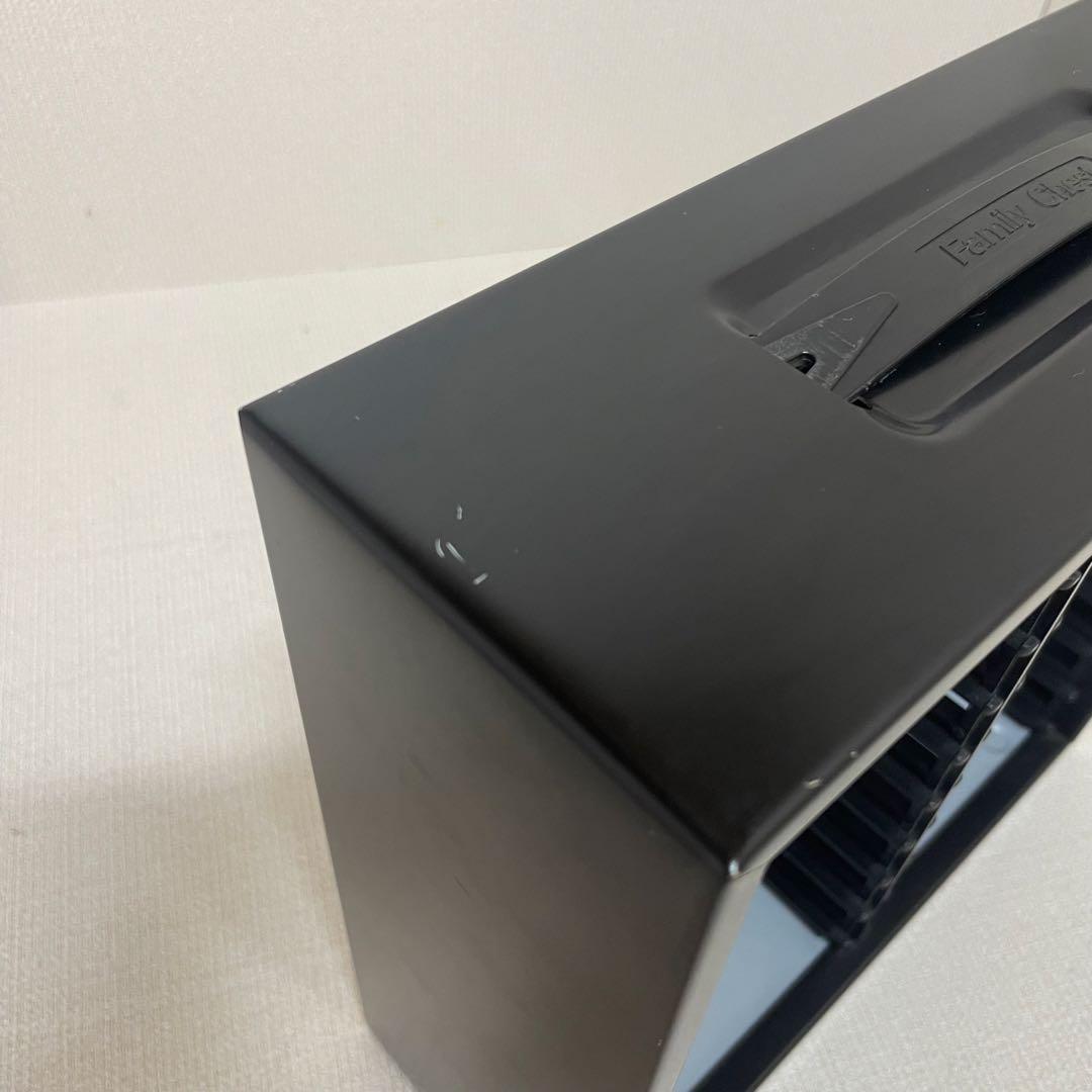 カセットテープ収納ケース カセットシティ レトロ ブラック・レッド