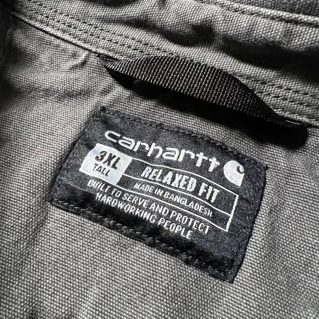 Carhartt ワークジャケット 3XL ビッグサイズ 裏地ブランケット