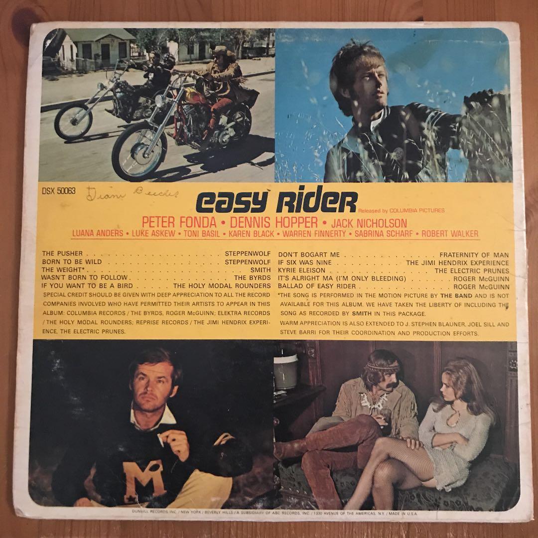 【60's/希少】映画「Easy Rider」サウンドトラック盤LPレコード
