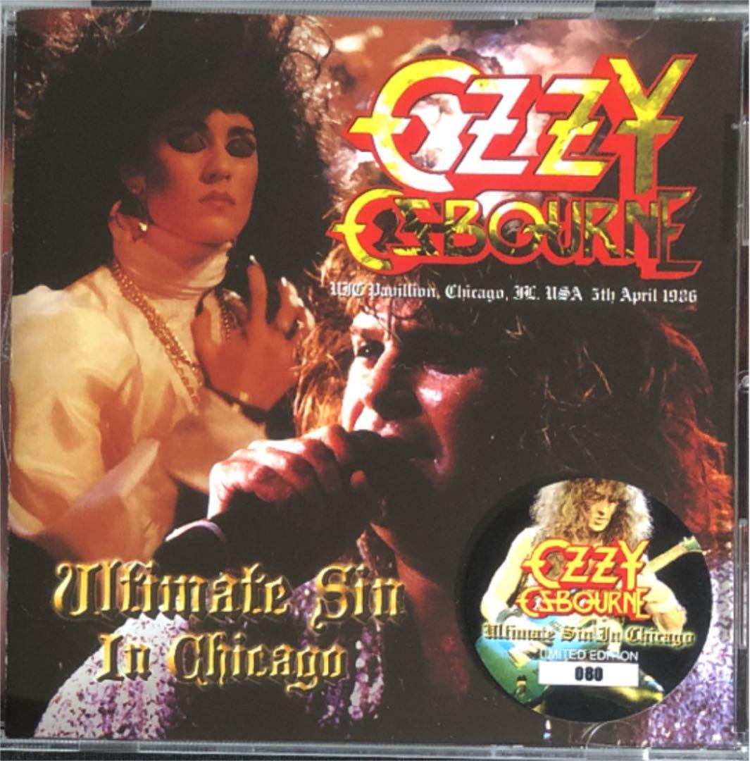 CD＋CDR＋2CDR！OZZY OSBOURNE/ Chicago 1986