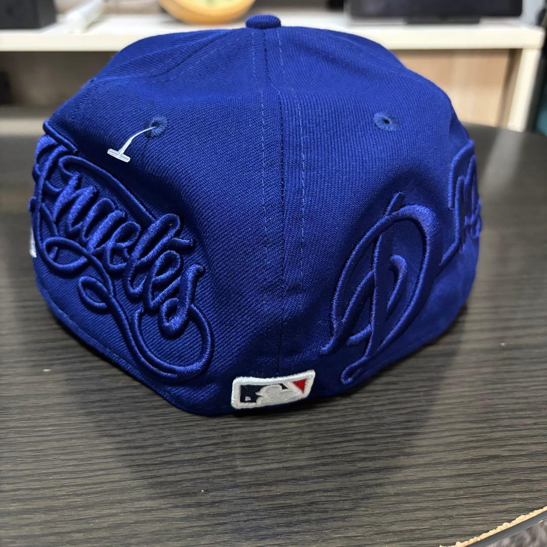 太*丸様 希少✨　NEWERA キャップ LA 59FIFTY ブルー　青　58