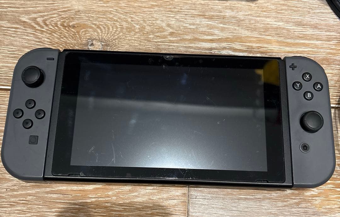 Nintendo Switch 本体 グレー 付属品付き、バッテリー強化版