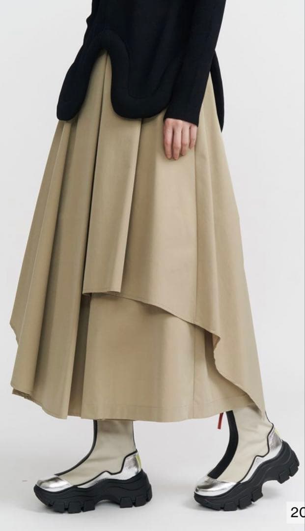 パンツ UN3D ASYMME LAYERED PT