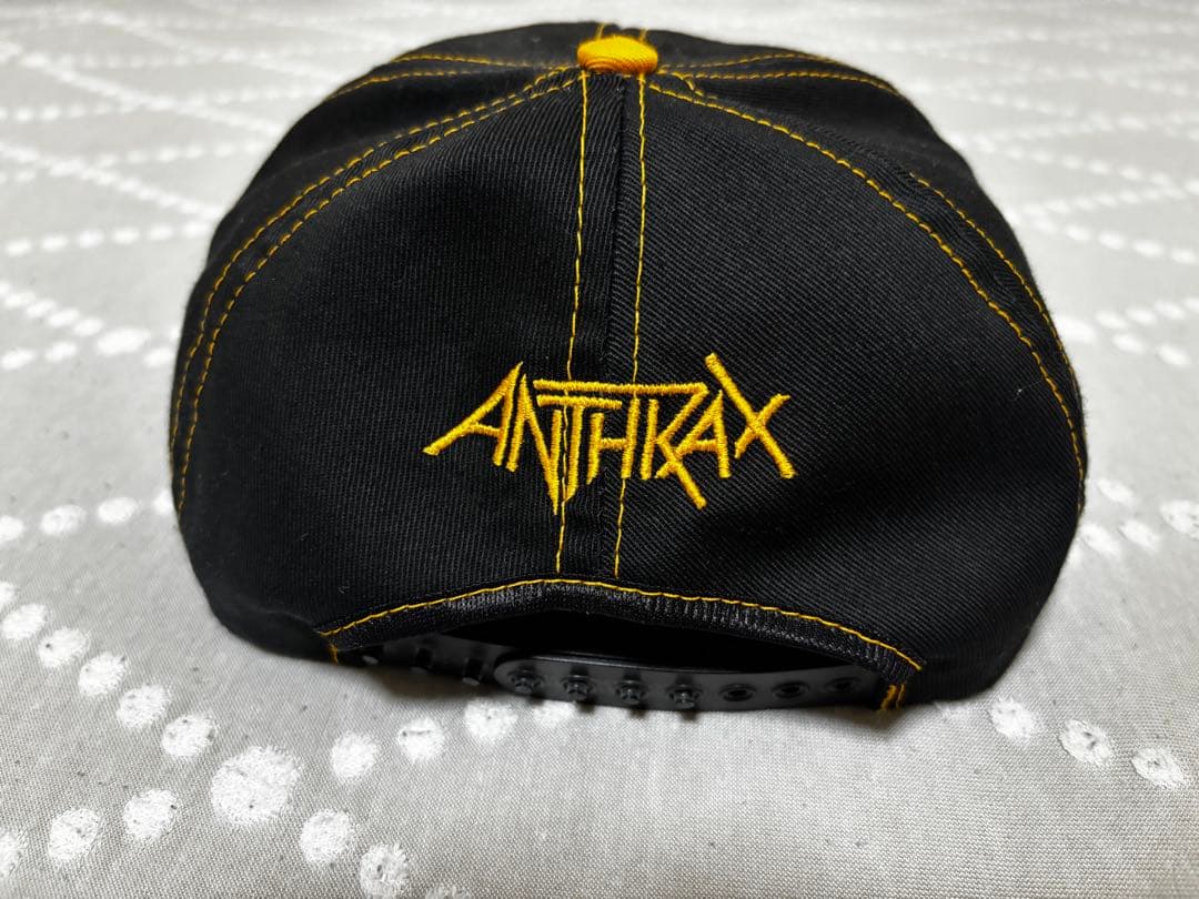 【激レア】90s ANTHRAX USA製 ビンテージ キャップ 美品