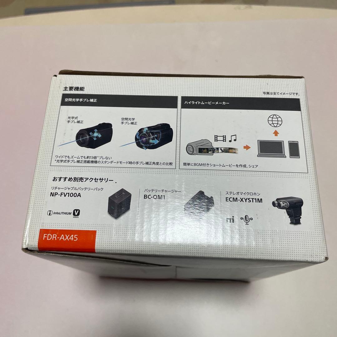 即購入◎ Sony ソニー Handycam FDR-AX45 4K本体
