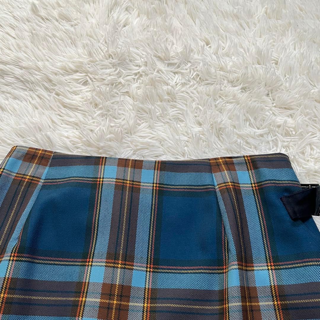 24AW✨美品✨オニールオブダブリン　ロングスカート　ラップ キルトスカート
