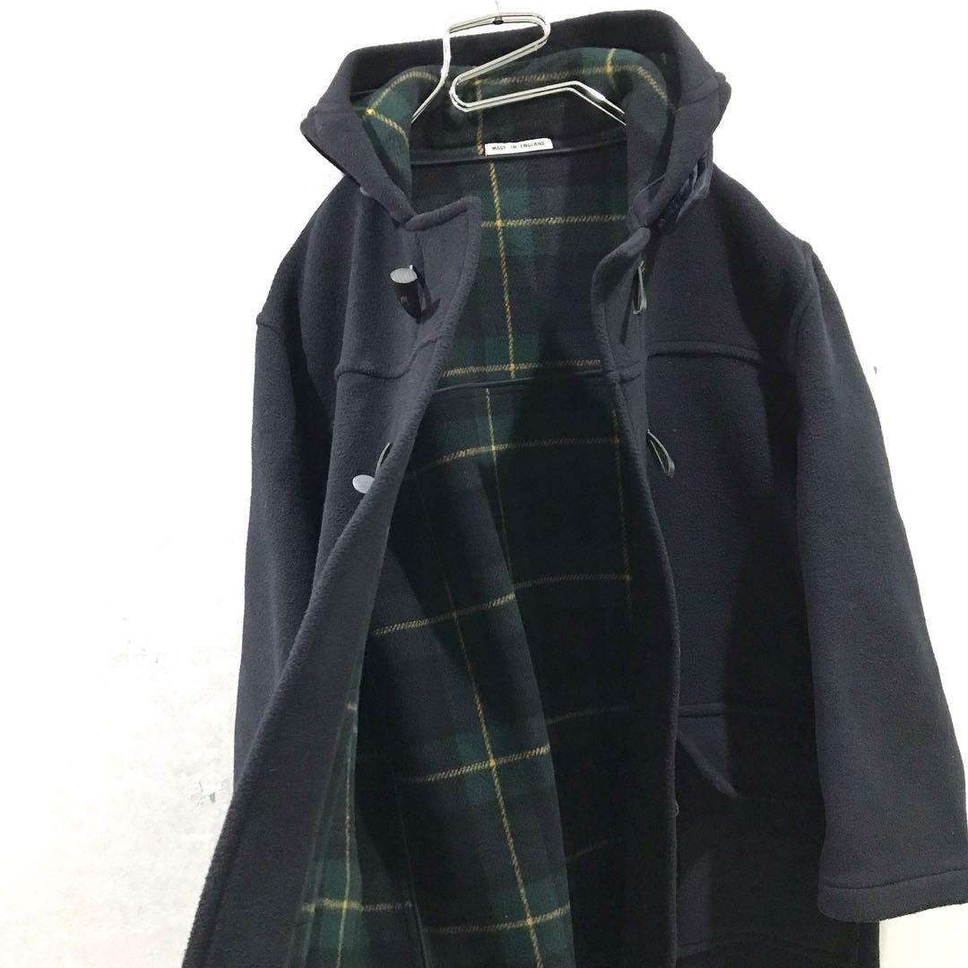 英国製 Ｂｕｒｂｅｒｒｙ‘ｓ タータンチェック ダッフルコート 極美品 Ｌ