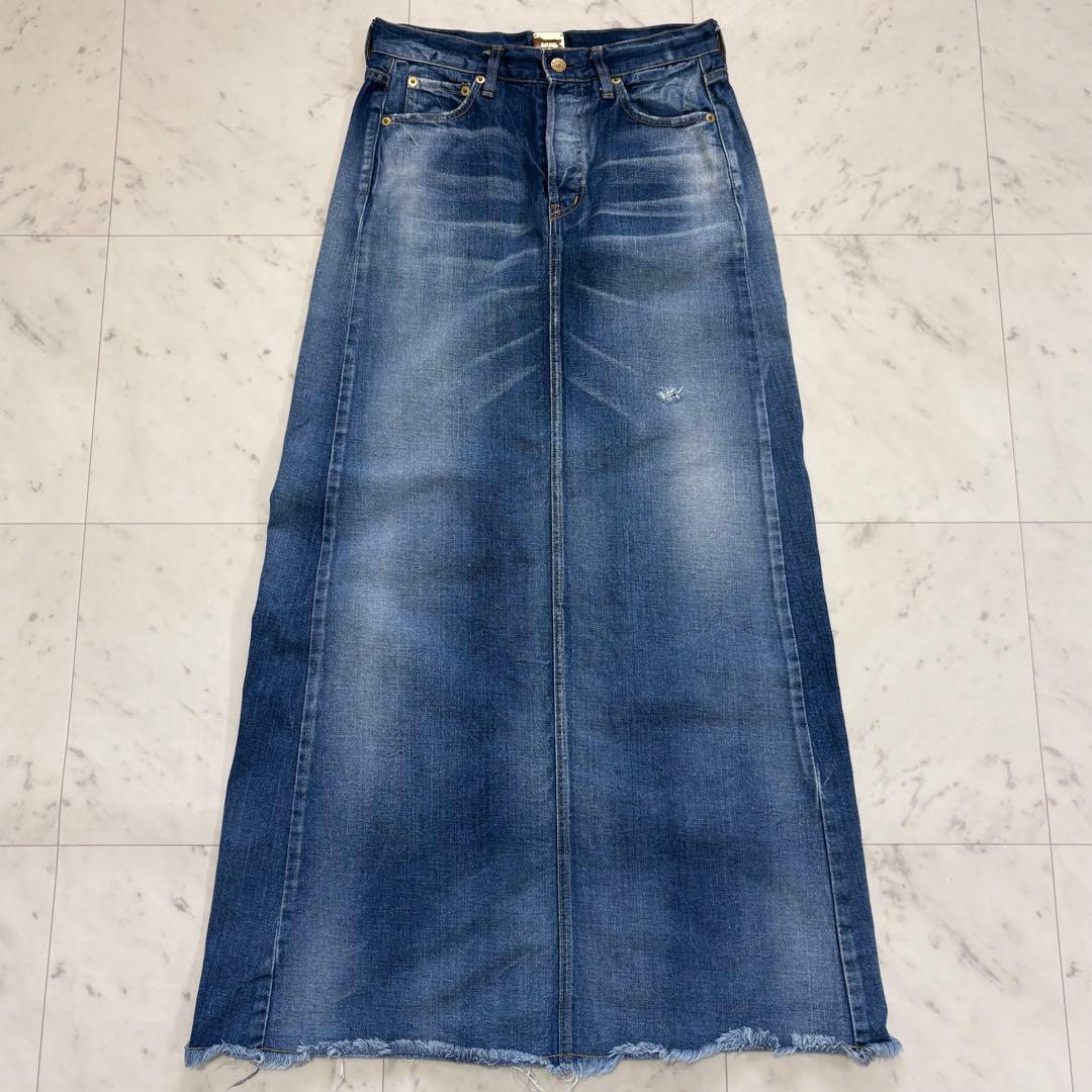 美品✨ドゥーズィエムクラス　ヴィンテージ 加工 マキシスカート　希少　デニム