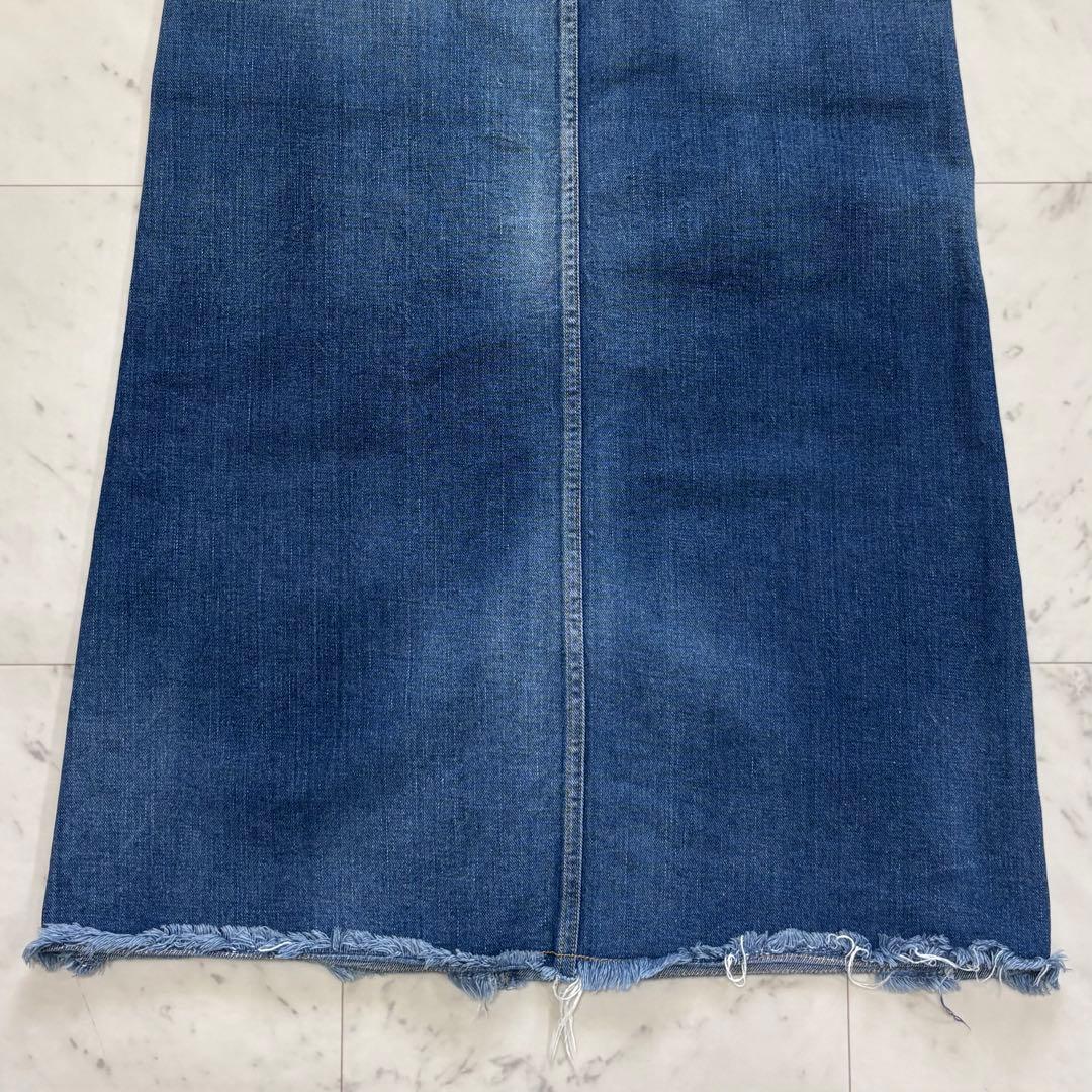 美品✨ドゥーズィエムクラス　ヴィンテージ 加工 マキシスカート　希少　デニム