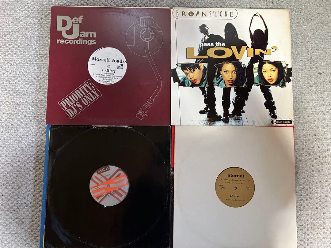 90年代R&B洋楽レコードコレクション６０枚
