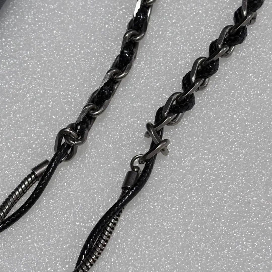 アクセサリー RosenKreuz guilty cross leather necklace