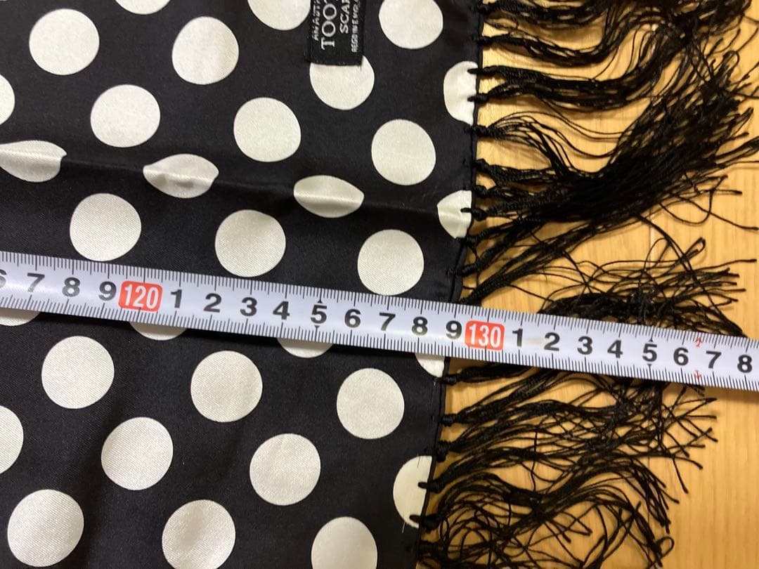 【みきさん専用】　tootal シルクスカーフ　ドット柄