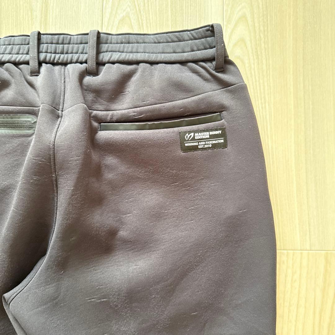 マスターバニー　パンツ　チャコールグレー　黒　M〜L相当　ジャージ　ジョガー　4