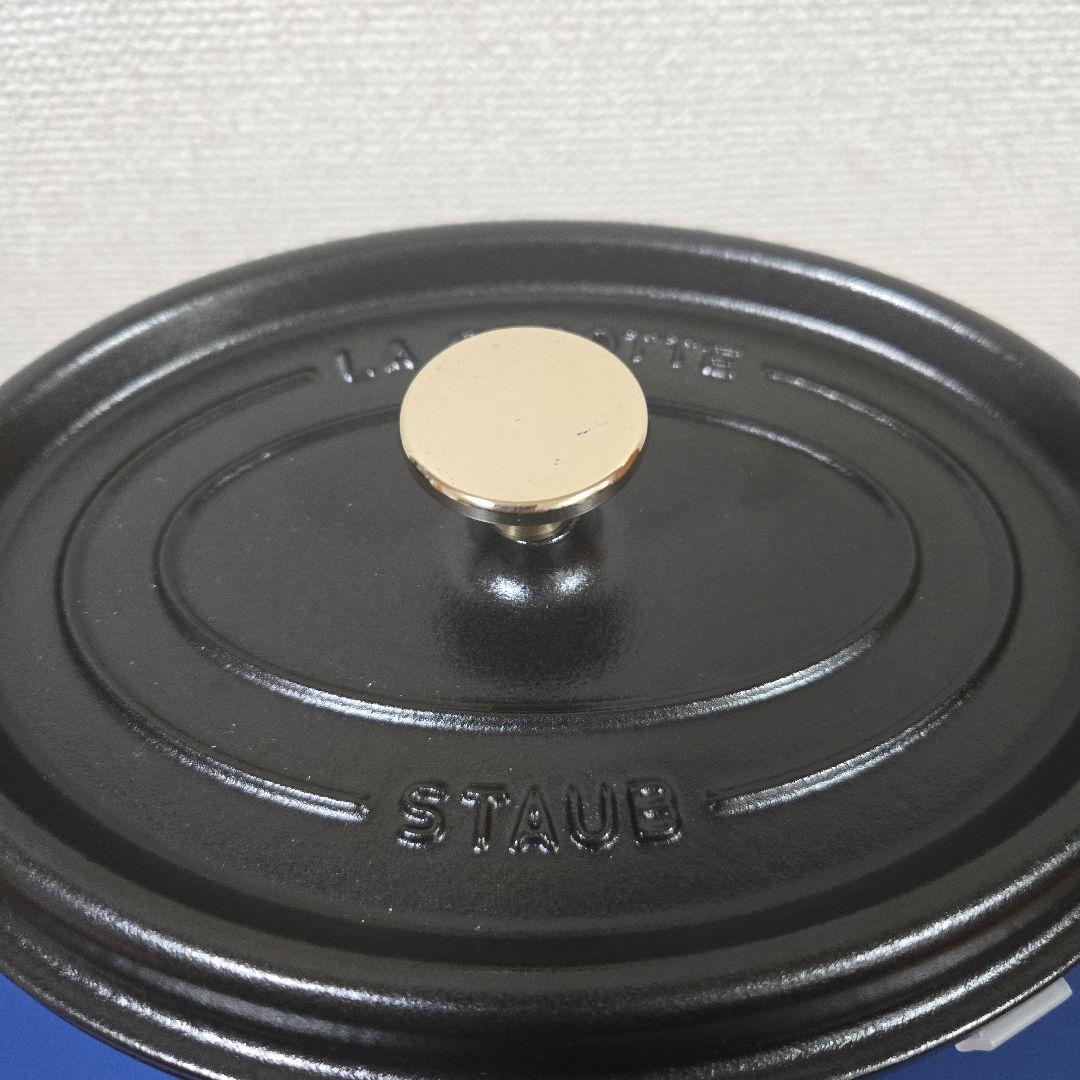 ◾未使用品◾staub ストウブ ピコ ココットオーバル【ブラック】