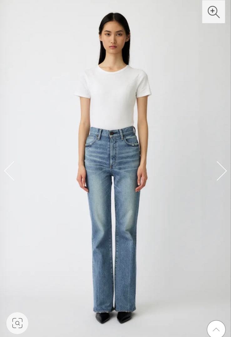 【新品・タグ付き】MOUSSY MVS BLU フレア　25 ラスト1点