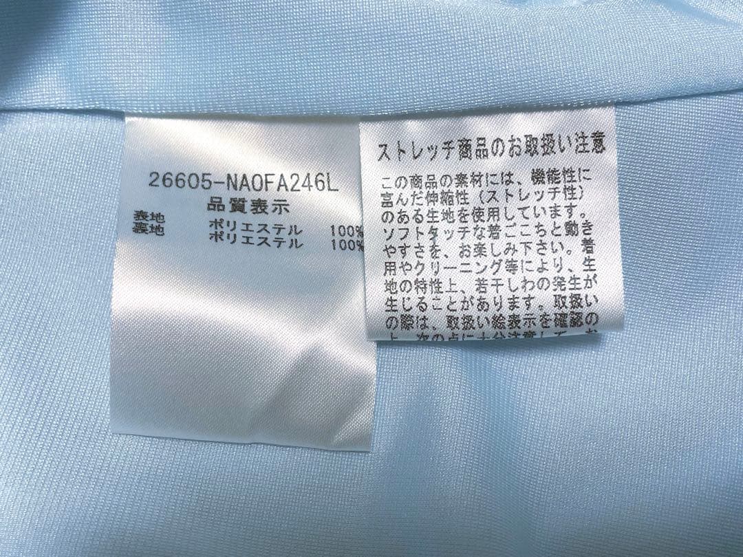 FOXEY NEWYORK ライトブルー ノースリーブワンピース 後ろリボン