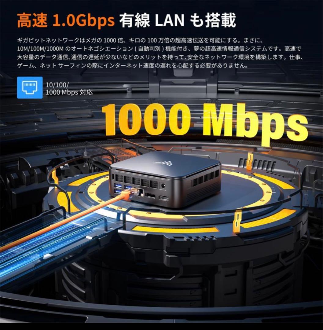 [新品未開封］NIPOGIミニpc ryzen AMD Ryzen5 7430U