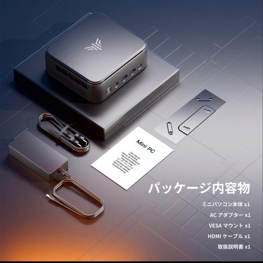[新品未開封］NIPOGIミニpc ryzen AMD Ryzen5 7430U