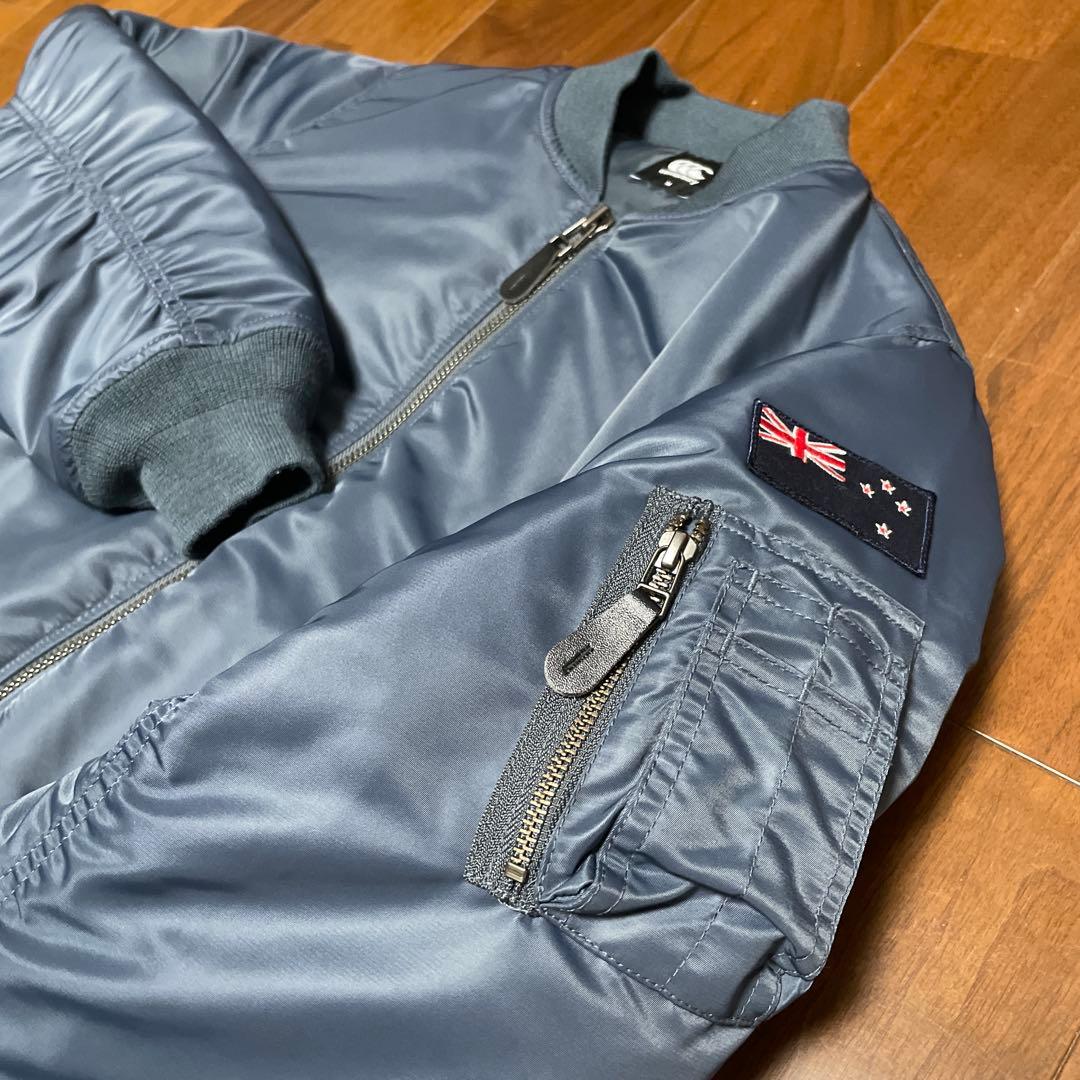 お値下げしました！canterbury グレー MA-1ジャケット M