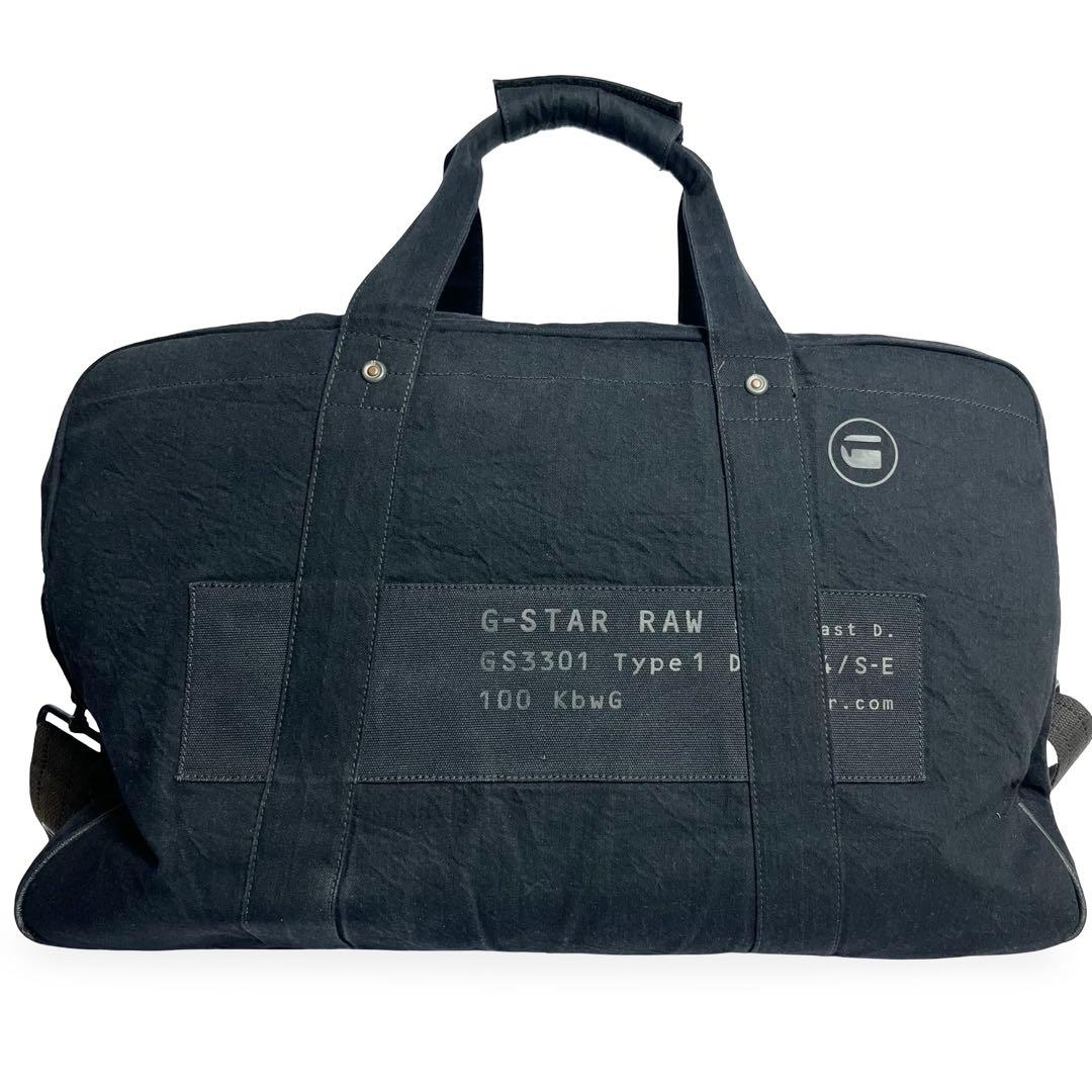 sk♪G-STAR RAW ボストンバッグ 2WAY 大容量 ミリタリー