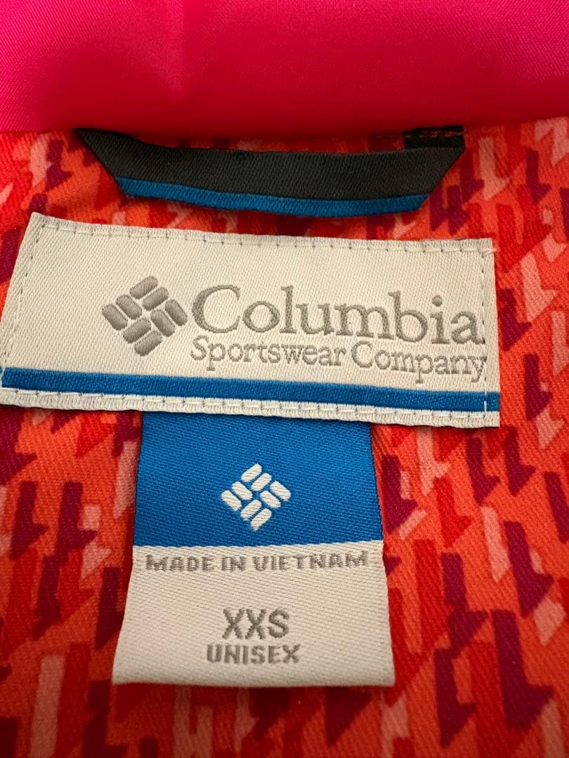 子ども用ピンク系スキーウェア上下 Columbia サイズXXS 110サイズ位