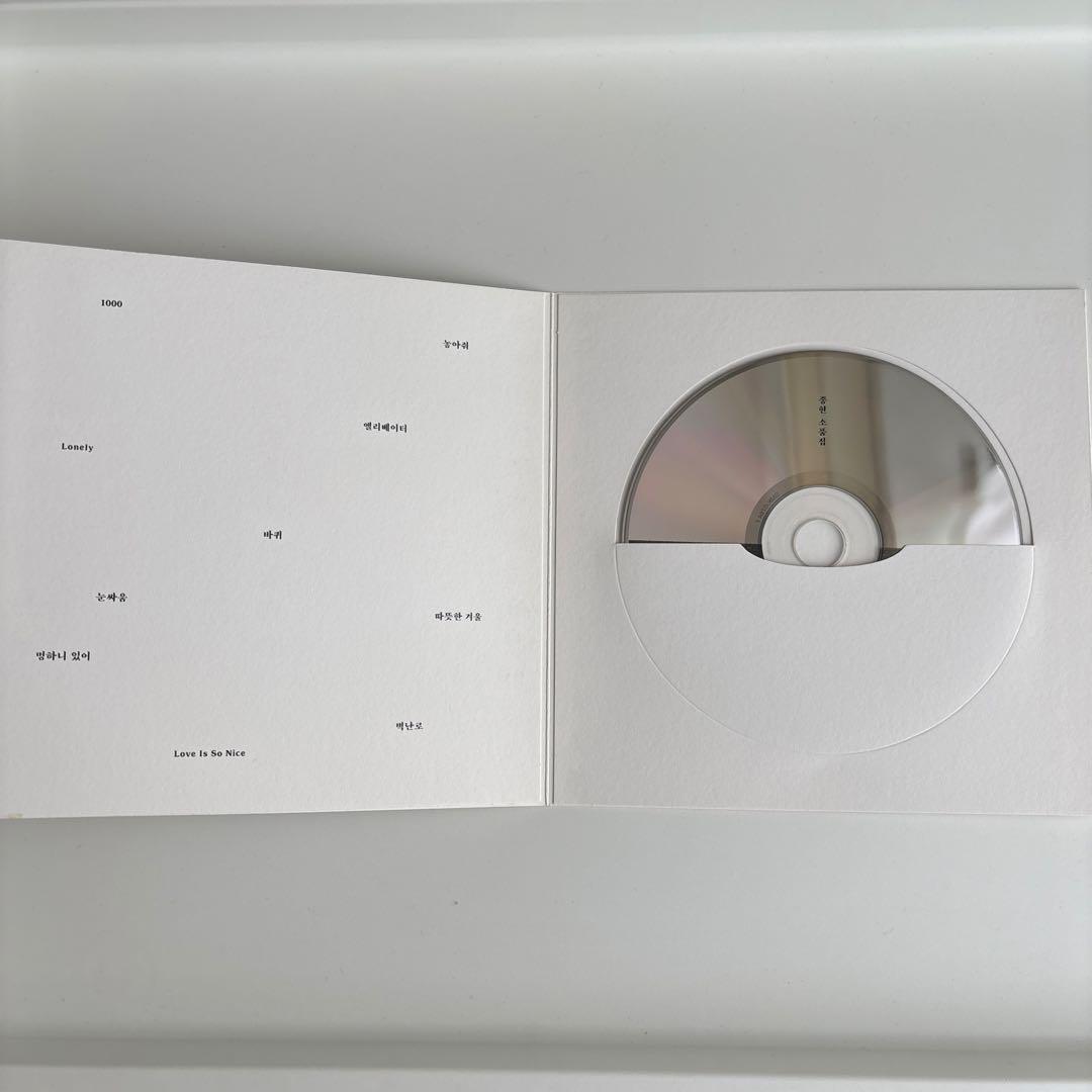 【美品】SHINee ジョンヒョン　Op.2 小品集 이야기 종현