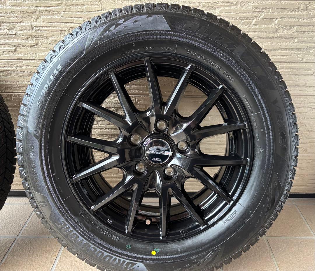 新品 ブリヂストン ブリザック VRX3スタッドレス195/65R15 91Q