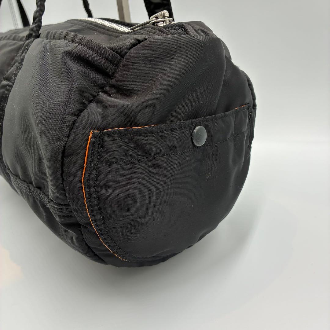 【美品】PORTER タンカー ダッフルバッグ L ミニボストン ブラック 黒