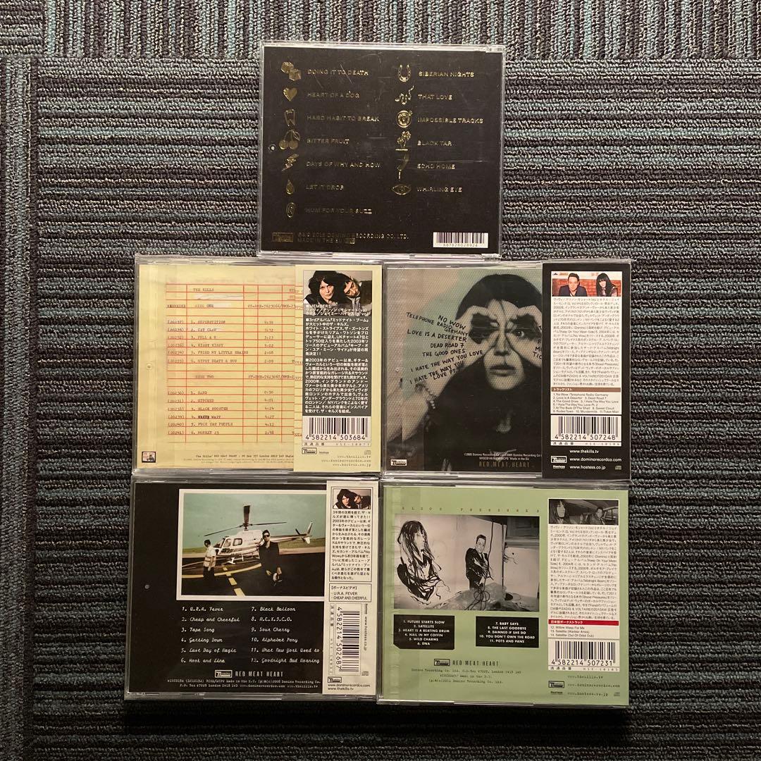 THE KILLS ザ・キルズ 国内盤 CD5枚セット(4枚未開封、1枚開封済)