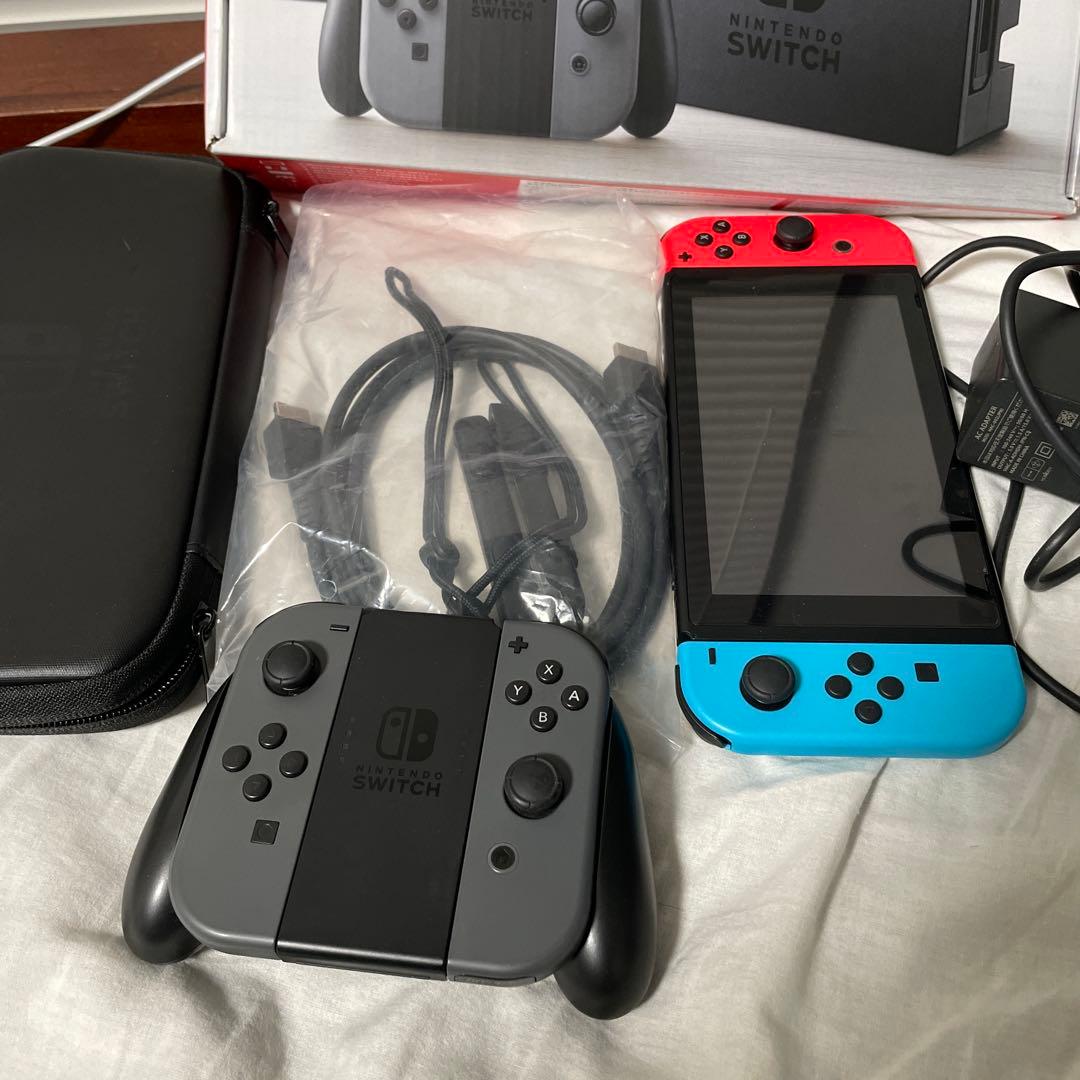 Nintendo Switch 本体 赤/青/グレー×2